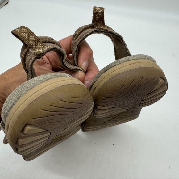 Earth Origins Womens Sassy Gladiator Sandals 7.5M Brown Suede Lace Up Casual - Picture 12 of 12